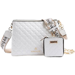 River Island Embossed Chain Cross Body Bag - White