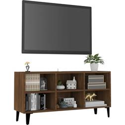 vidaXL 813157 Brown Oak TV Bench 103.5x50cm