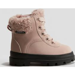 H&M Baby Waterproof Lace-Up Boots - Light Pink