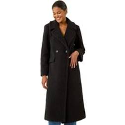 Roman Borg Single Breasted Coat - Black