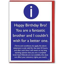Candy Brainbox Funny Brother Birthday Card