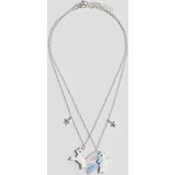 H&M Girls Friendship Necklaces 2-Pack - Silver Coloured