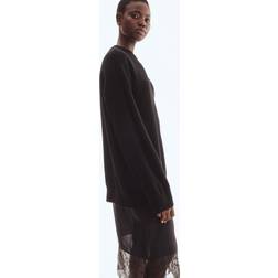 H&M Ladies Oversized Cashmere Jumper - Black