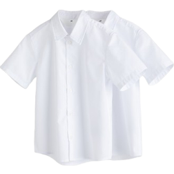 H&M Easy Iron School Shirts - White (1086875001)