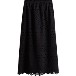 H&M Broderie Anglaise Skirt - Black