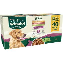 Winalot Meaty Chunks Mixed in Gravy Wet Dog Food 40x100g