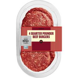 Iceland 4 Quarter Pounder Beef Burgers 4pcs