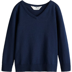 H&M Knitted School Jumper - Navy Blue (0998284001)