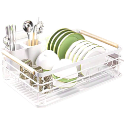 Shein Living And Home Kitchen Countertop Stainless Steel Dish Drainer 30.5cm