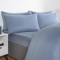Brentfords Soft Comfortable Hotel Quality Luxury Pillow Case Blue (75x50cm)
