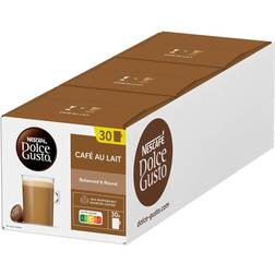 Nescafé Dolce Gusto Café au Lait Coffee Capsules 900g 30pcs 3pack