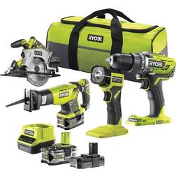 Ryobi RCK184-252S One+ 18V Kombisæt 4 Dele