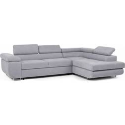 Wade Logan Flavius Silver Sofa 5 Seater