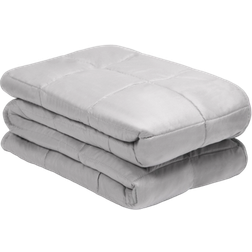 OHS Supersoft Weight blanket 8kg Grey, Silver (200x150cm)