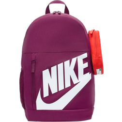 Nike Older Kids Backpack 20L - Bordeaux/Orange/White