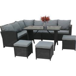 Birchtree Rattan 2116026 Outdoor Lounge Set