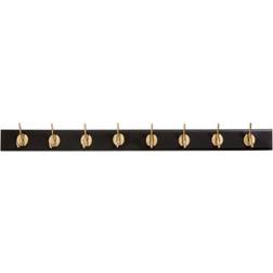 Nordal Edgy Matt Black Coat Hook 90cm