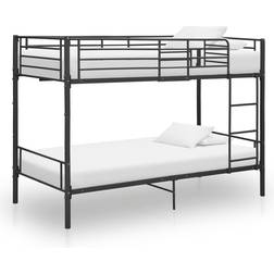 vidaXL 287910 Black Bunk Bed 90X200cm