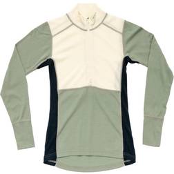 Devold Lauparen Merino 190 Zip Neck Undertøj - Olivengrøn