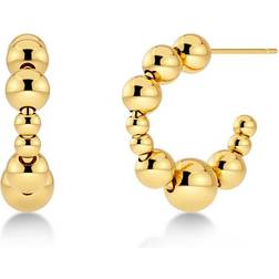Edblad Øreringe Sphere Hoops Gold - Guld