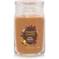 Yankee Candle Signature Large Jar Golden Pumpkin 567 g Scented Candle