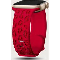 Shein Leopard Floral Engraved Band Apple Watch