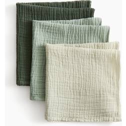 H&M Baby Muslin Cloths Green 40x40