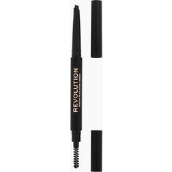 Revolution Duo Brow Definer Pencil - Dark Brun