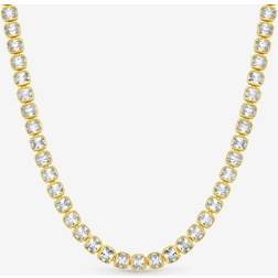 Jon Richard 18K Gold Plated Crystal Tennis Necklace - Multi
