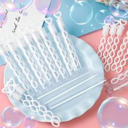 Shein 5-Hole White Heart-Shaped Bubble Blower Sticks