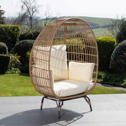 Bloomsbury Market Sunelle Oval Shaped Standing Egg Chair 152cm H x 102cm W x 90cm L