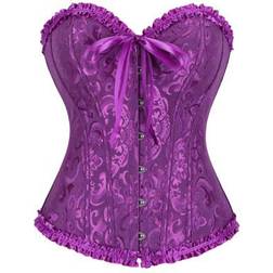 Shein Women's Corset Bustier Vibrant Color Tight Waist Shaping Lingerie - Halloween