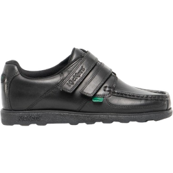 Kickers Junior Boy's Fragma Twin Vel Leather - Black