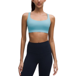 Lululemon FlexyFlex Strappy Yoga Bra Light Support - Washed Blue