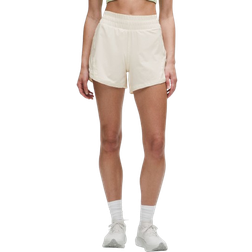 Lululemon Track That Shorts Mit Liner Und Hohem Bund - Light Ivory