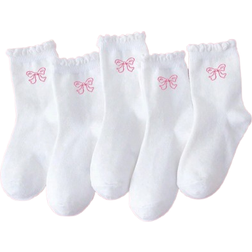 Shein Kid's Athletic Ruffle Socks 5/1 Pair