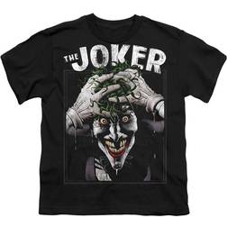 Trevco BM3452-YT-3 Batman Crazed Joker T-Shirt