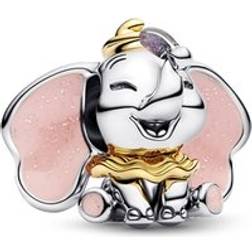Pandora Dumbo Charm Sterling Silver 14k Gold-plated - Enamel