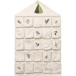 Fabelab Yule Greens Wall Calendar Beige
