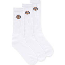 Dickies Valley Grove Unisex Socks 3-Pak - White
