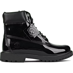 Timberland Premium 6 Inch Lace Up Waterproof Boot - Black Patent Leather