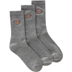 Dickies Valley Grove Socks 3-pack Unisex - Grey Melange