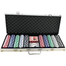 Pokerset Med 500 Marker Och Aluminiumväska