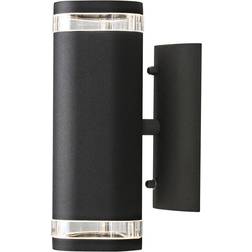 Konstsmide Modena Black Wall Flush Light 8.5cm
