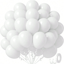 Shein 10/20/30/40/50pcs White Balloon18/12/10/5 Inch White