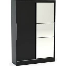 Birlea Lynx Black Wardrobe 132x196cm