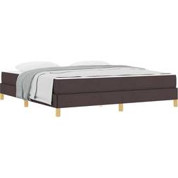 vidaXL Box Spring Seng Brun 180 x 200 cm Kontinentalseng