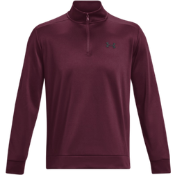 Under Armour Fleece 1/4 Zip Sweatshirt - Dark Maroon/Black
