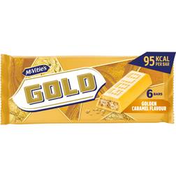 McVitie's Gold Caramel Flavour Biscuit Bars 110g 6pcs