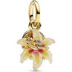 Pandora Tangled Sundrop Flower Glow-in-the-Dark Charm - Enamel